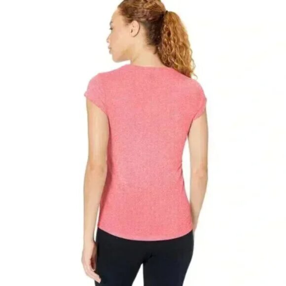 PUMA Coral Active Logo Heather Tee - Picture 3 of 5